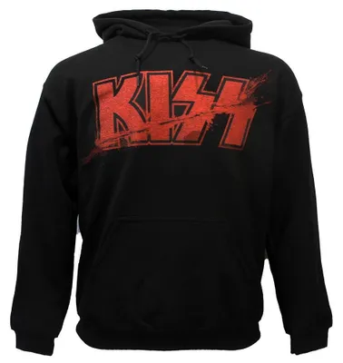 Produktbild von KISS Kapuzenpullover mit aufgeschlitztem Logo - XL