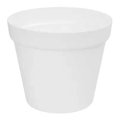 Image de Pot de fleurs blanc Classic Round 45x43 cm Hardy Plastic