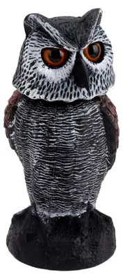 Produktbild von Realistische Eule als Vogelabwehrmittel im Schütteldesign für den Garten