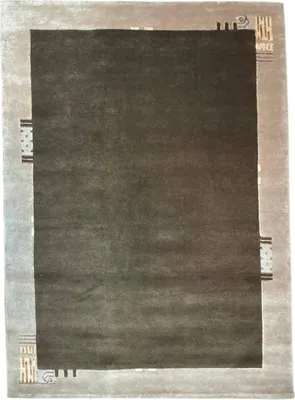 Produktbild von Teppich VENUS NEPAL - HANDGEKNÜPFT | Farbe: Braun; Größe: 170x240 cm | strapazierfähig und leicht zu reinigen | Wohnzimmer | Schlafzimmer