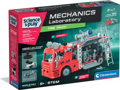 Immagine prodotto di Scienza e gioco - Laboratorio meccanico - Camion dei pompieri
