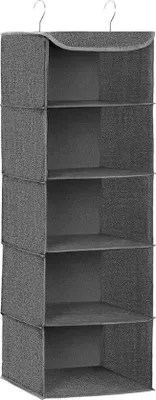 Image de Organisateur pliable pour vêtements, gain de place - gris