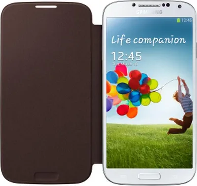 Obrázok produktu pre Samsung EF-FI950B, Otočný obal, Samsung, Galaxy S4, Hnedá