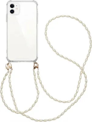 Image de imoshion Coque arrière avec cordon + bracelet - Perles pour l'Apple iPhone 11 - Transparent