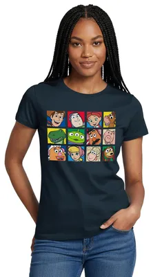 Produktbild von Spreadshirt Toy Story Friends Collage Frauen T-Shirt, S, Navy