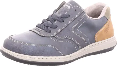 Produktbild von Rieker Herren-Schnürhalbschuh Blau-Braun-Grau, Farbe:blau, EU Größe:47