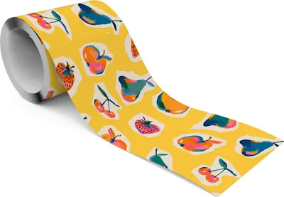 Produktbild von Muralo Selbstklebende Bordüre Tapetenbordüre Wandbordüre bunte OBST Früchte Aquarell