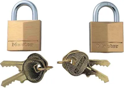 Image de 2 cadenas laiton s'entrouvrant 30 mm