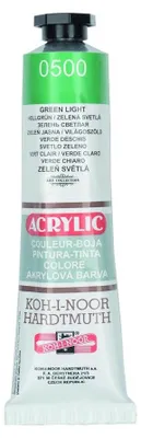 Produktbild von Acrylfarbe 40 ml Tube - Light Green / 0500 -