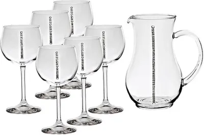 Produktbild von Krug mit Gläsern City Diamonds 7tlg,