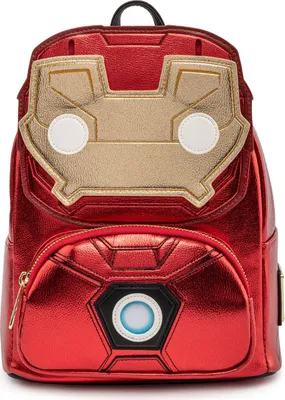 Image de Sac à dos Loungefly Marvel POP! Iron Man, modèle LF-MVBK0161