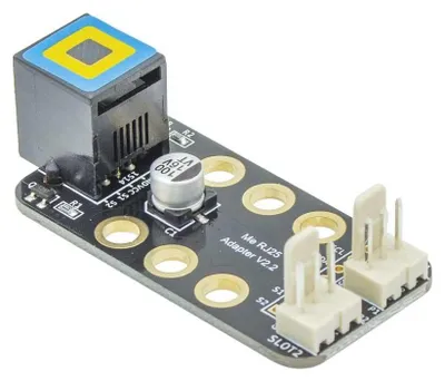 Produktbild von Makeblock RJ25-Adaptermodul V2.2, splittet 6P6C-RJ25 in 2x 3-Pin-Ausgänge