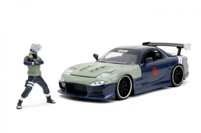 Obrázek produktu pro Mazda RX-7 Naruto Kakashi 1:24 s figurkou – pro fanoušky anime