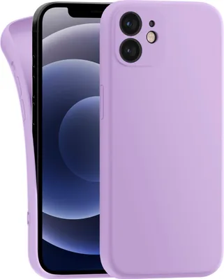 Produktbild von Hülle für Apple iPhone 12 Mini - Handyhülle mit Kameraschutz Cover aus Silikon in Lila