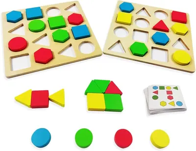 Image de Jeu de couleurs et de formes - Jouets Montessori