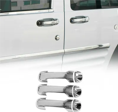Image de Couverture de poignée de porte pour Ford Tourneo Connect 2002-2014 Acier Inox