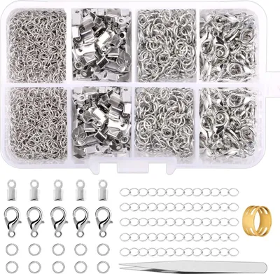 Image de Kit de fermoirs de chaîne Weysoo avec mousqueton - 300 pièces