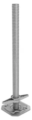 Produktbild von Gewindefußplatte Gerüstfüße Gewindespindel Gerüstfuß 0,60 m D=38mm für Baugerüste Fassadengerüst