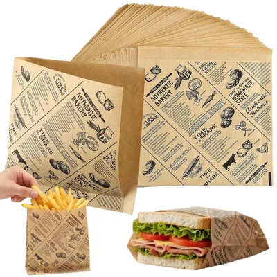 Backpapier 200 Blatt fettdichtes Wachspapier 15x22,8 cm
