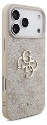 Produktbild von Guess 4g Strap 4g Classic Logo Iphone 17 Pro Max Handyhülle Beige,Rosa Beige,Rosa One Size