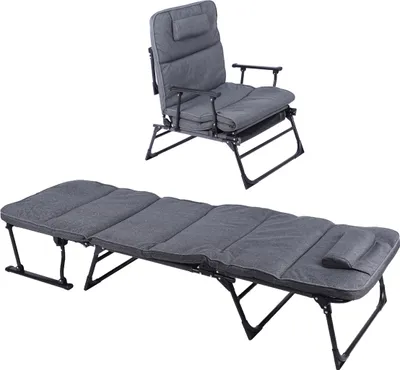 Obrázok produktu pre skladacie lehátko / kreslo 2v1 - cca 181x59x32/90 cm - kempingové lehátko