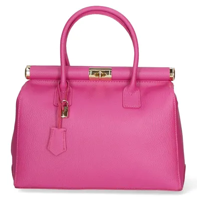 Immagine prodotto di Borsa a Mano Aleria Donna Pelle Genuina Italy Bianco UNICA 35x26x16 cm