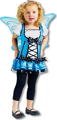 Produktbild von Kleinkinderkosütm Blaue Fee für Fasching - Karneval & Mottopartys Kinder Größe: L