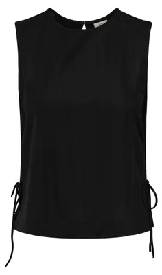 Image de JDYLESLIE - Haut à nœud pour enfants, sans manches, noir, taille XS