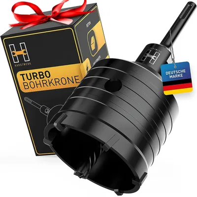 HARDTWERK Set boren - 68mm + SDS-Plus-Adapter & Aufbewahrungsbox