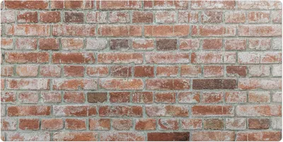 Produktbild von Retro-Ziegelmauer– Schreibtischunterlage – Schreibtisch Tischunterlage – 100x50 cm – Unterlage Groß Schreibtischmatte