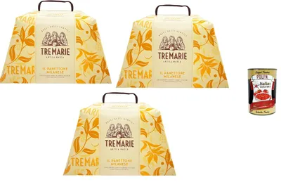 Produktbild von Tre Marie Italian Gourmet Tre Marie Mailänder Panettone 3x 750g Orange & Rosinen