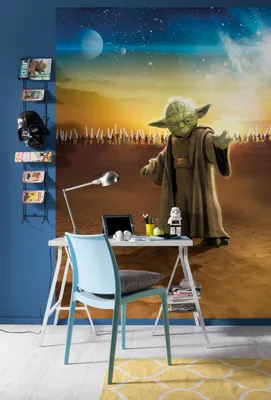 Produktbild von Digitaldruck Vlies Fototapete - STAR WARS Master Yoda - Größe 200 x 250 cm