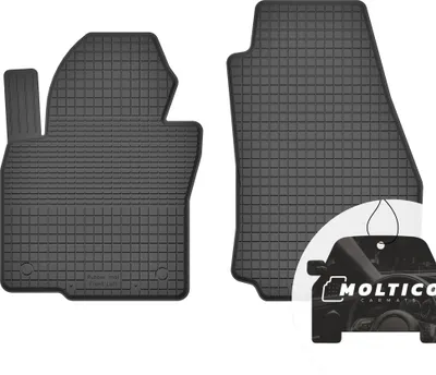 Produktbild von Vorne Gummimatten mit Rand Auto Fußmatten Gummi Automatten Passgenau 2-teilig Set - passend für Mitsubishi Pajero II 1990-2000