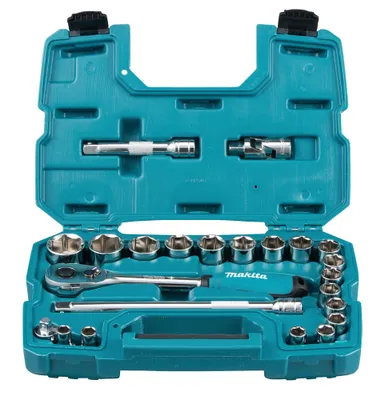 Produktbild von Ratschen-Bit-Set B-65589 23tlg. Aufn.1/2Zoll · Ratschen-L.275mm CV