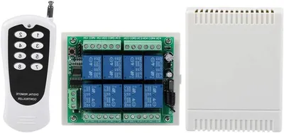 Productafbeelding van 8 Kanaals Relais Module - Schakelmodule DC 12V - Elektronica Besturen - Met Afstandsbediening