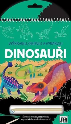 Obrázok produktu pre Dinosaury - Vyškrabuj, objavuj, vyfarbuj