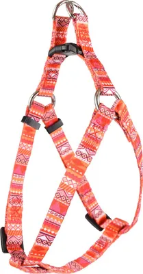 Produktbild von Flamingo Geschirr Step & Go Syb orange/rosa/weiß, Maße: 30-40 cm / 10 mm