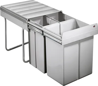 Image de Naber Trenta 5. collecteur de déchets, alu gris. - Poubelle