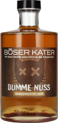 Produktbild von BÖSER KATER Dumme Nuss Likör 20% Vol. 0,5l