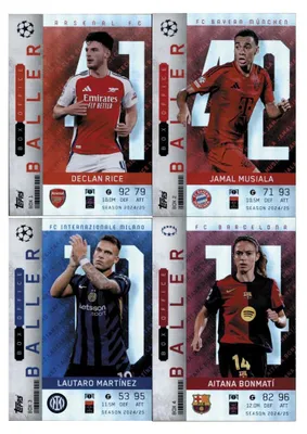 Immagine prodotto di Match Attax Champions League 2024/25 EXTRA - Figurine - Tutte e 4 le confezioni "Box Office Baller" in edizione limitata