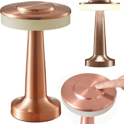 Obrázek produktu pro Verk 12309 LED Stolní lampa dotyková, 3 W, 1500mAh měděná