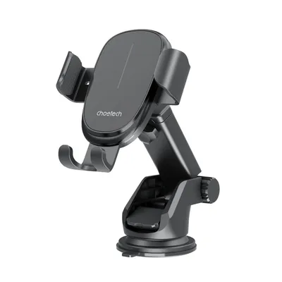 Image de Choetech T203-F Support de voiture à gravité, avec chargeur 15W (Noir)