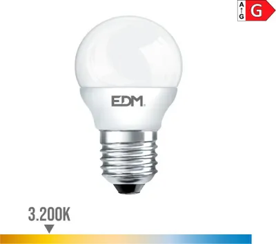 Image de Ampoule Led Sphérique E27 Lumière Chaude économique - Générique