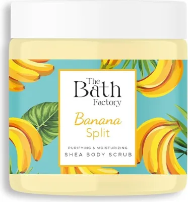 Image de The Bath Factory Banana Split Shea Body Scrub 300 g - gommage pour le corps