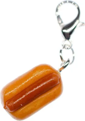 Produktbild von Hot Dog Charm Anhänger Bettelarmband Miniblings Essen Sandwich Fast Food