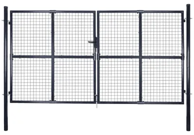 Produktbild von Gartentor – Gartenzaun – Zugangstor – Zaun – Tor – Verzinkter Stahl – 150 cm Höhe