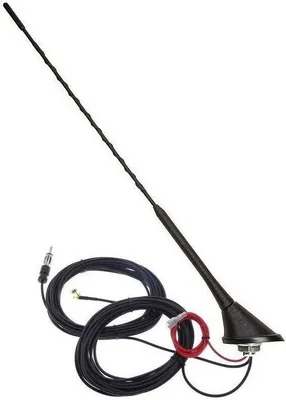 Produktbild von Dachantenne DAB+ Radio AM/FM 16V Design Antenne 5m Kabel Verstärker 12V DIN SMB
