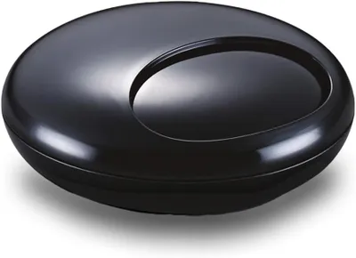 Imagen del producto de Contenedor de residuos para exteriores, mini cubo de basura con tapa, compacto, para uso en exteriores