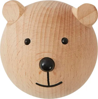 Produktbild von OYOY 10995, Drinnen, Universalhaken, Schwarz, Holz, Holz, 45 mm, 60 mm