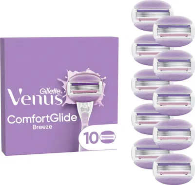 Produktbild von Gillette Venus ComfortGlide Breeze Ersatzklingen für Damenrasierer, 10 Stück